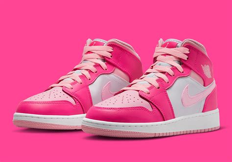 nike air jordans 1 mid pink|jordan 1 mid hot pink.